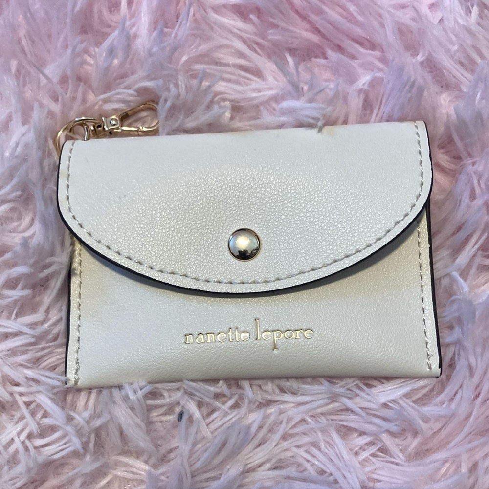 NWOT Nanette Lepore Cream Wallet